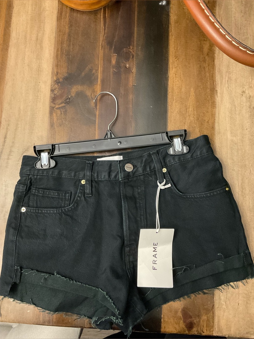 Frame denim shorts